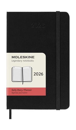 AGENDA MOLESKINE 2026 DIARIA POCKET NEGRA TD | 8056999274603 | MOLESKINE | Llibreria La Gralla | Llibreria online de Granollers