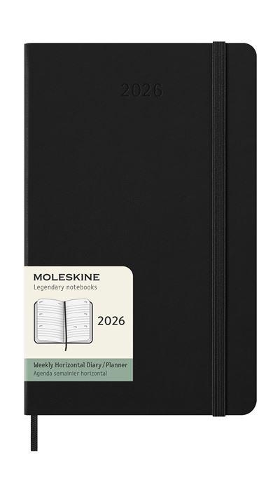 AGENDA MOLESKINE 2026 SETMANAL HORITZONTAL L NEGRA TD | 8056999275273 | MOLESKINE | Llibreria La Gralla | Llibreria online de Granollers