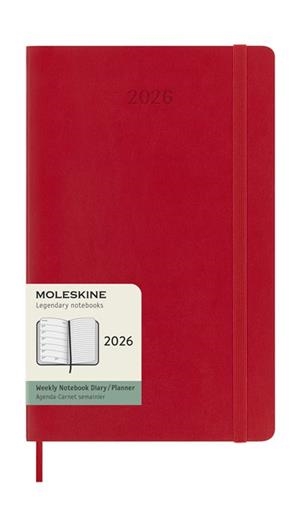 AGENDA MOLESKINE 2026 SETMANAL L ROJO TB | 8056999274733 | MOLESKINE | Llibreria La Gralla | Llibreria online de Granollers