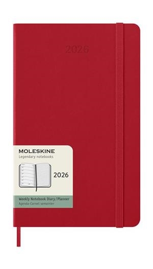 AGENDA MOLESKINE 2026 SETMANAL L ROJO TD | 8056999274696 | MOLESKINE | Llibreria La Gralla | Llibreria online de Granollers