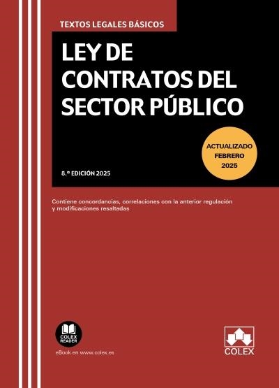 LEY DE CONTRATOS DEL SECTOR PÚBLICO | 9788411949156 | EDITORIAL COLEX, S.L. | Llibreria La Gralla | Librería online de Granollers