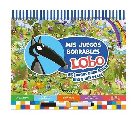 ESPIRAL. MIS JUEGOS BORRABLES LOBO | 9791039557016 | AA.VV | Llibreria La Gralla | Librería online de Granollers