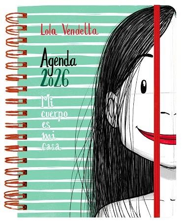 AGENDA ANUAL SEMANAL 2026 LOLA VENDETTA | 9788419215635 | RIBA ROSSY, RAQUEL | Llibreria La Gralla | Llibreria online de Granollers