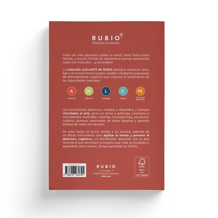 ACTIVARTE. PASATIEMPOS CON ARTE PARA MANTENER TU MENTE EN FORMA (VOL. III) | 9788418964794 | VV.AA.3 | Llibreria La Gralla | Llibreria online de Granollers