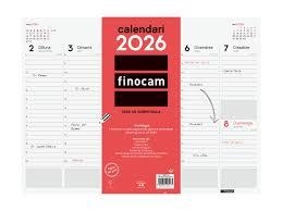 PLANIFICADOR SETMANAL 2026 FINOCAM ENCOLAT | 8422952403173 | 78025 | Llibreria La Gralla | Llibreria online de Granollers