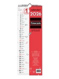 CALENDARI 2026 FINOCAM PARET L LLARG ESCRIURE | 8422952407515 | 78019 | Llibreria La Gralla | Llibreria online de Granollers