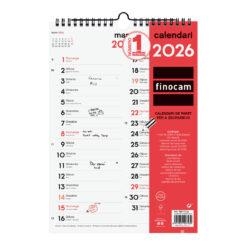 CALENDARI 2026 FINOCAM PARET M 2 COLUMNES ESCRIURE | 8422952407430 | 78211 | Llibreria La Gralla | Llibreria online de Granollers