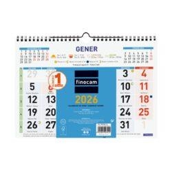 CALENDARI 2026 FINOCAM PARET M COLOR | 8422952403425 | 78145 | Llibreria La Gralla | Librería online de Granollers