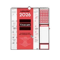 CALENDARI 2026 FINOCAM PARET PLUS ESCRIURE+ NOTES | 8422952402756 | 78213 | Llibreria La Gralla | Llibreria online de Granollers