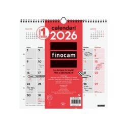 CALENDARI 2026 FINOCAM PARET 30X30 ESCRIURE | 8422952403302 | 78153 | Llibreria La Gralla | Llibreria online de Granollers