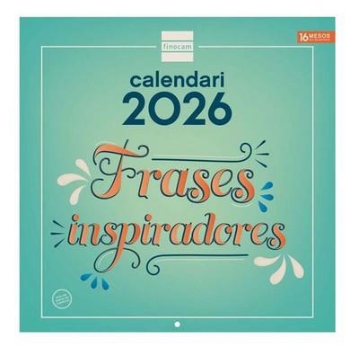 CALENDARI 2025-26 FINOCAM PARET IMATGES I FRASES | 8422952402299 | 78031 | Llibreria La Gralla | Llibreria online de Granollers