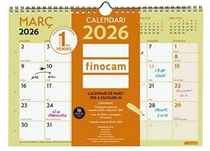 CALENDARI 2026 FINOCAM PARET GRAFIK ESCRIURE | 8422952407553 | 78723 | Llibreria La Gralla | Llibreria online de Granollers