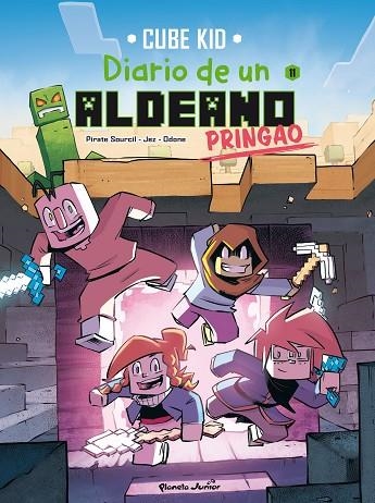 MINECRAFT. DIARIO DE UN ALDEANO PRINGAO. CÓMIC 11 | 9788408308997 | CUBE KID | Llibreria La Gralla | Llibreria online de Granollers