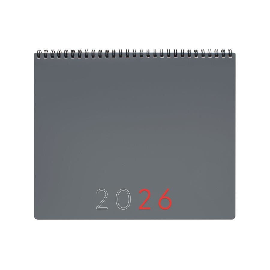 PLANIFICADOR MENSUAL 2026 FINOCAM GRIS | 8422952402817 | 62550 | Llibreria La Gralla | Llibreria online de Granollers