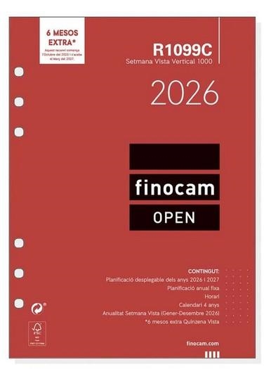 RECANVI 2026 FINOCAM R1099C 1000 SVV CAT | 8422952401872 | 71182 | Llibreria La Gralla | Llibreria online de Granollers