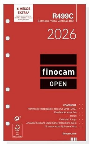 RECANVI 2026 FINOCAM R499C 400 SVV CAT | 8422952401889 | 71181 | Llibreria La Gralla | Librería online de Granollers