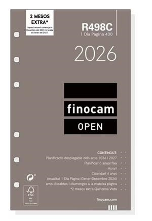 RECANVI 2026 FINOCAM R498C 400 DP CAT | 8422952401803 | 71189 | Llibreria La Gralla | Llibreria online de Granollers