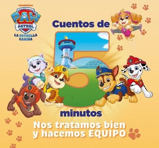 PAW PATROL  PATRULLA CANINA. RECOPILATORIO DE CUENTOS - CUENTOS DE 5 MINUTOS. N | 9788448872090 | VVAA | Llibreria La Gralla | Llibreria online de Granollers