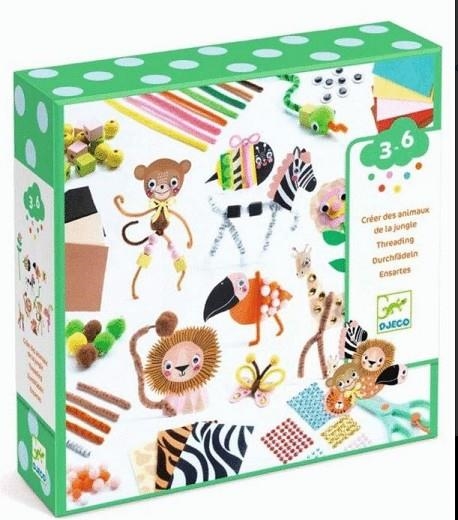 CAIXA CREATIVA DJECO CREAR ANIMALS DE LA JUNGLA | 3070900090163 | DJE39016 | Llibreria La Gralla | Llibreria online de Granollers