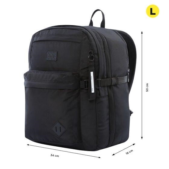MOTXILLA TOTTO MORRAL EASY NEGRA MIDA L | 7704682074603 | TOTET04IND004-2526-N01L | Llibreria La Gralla | Llibreria online de Granollers
