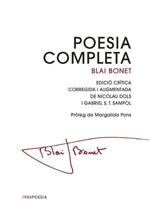 POESIA COMPLETA | 9791387757144 | BONET, BLAI | Llibreria La Gralla | Llibreria online de Granollers