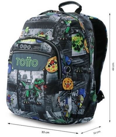 MOTXILLA TOTTO MORRAL AQUAREL.LES - ROLLY NEGRE/GRISA | 7704682068954 | TOTMA04ECO021-2526N-2EC | Llibreria La Gralla | Librería online de Granollers