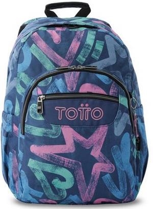 MOTXILLA TOTTO MORRAL AQUAREL.LES BLAU VERD I ROSA | 7704682068947 | TOTMA04ECO021-2526N-0LG | Llibreria La Gralla | Librería online de Granollers