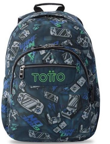 MOTXILLA TOTTO MORRAL AQUAREL.LES BUTTON - GAMER BLAU | 7704682069043 | TOTMA04ECO021-2526N-5L7 | Llibreria La Gralla | Librería online de Granollers