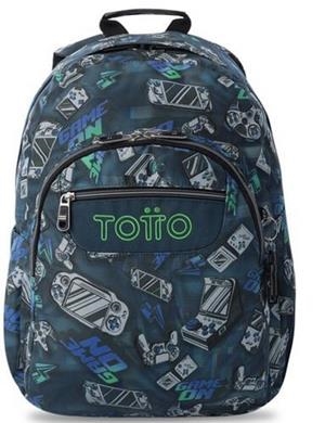 MOTXILLA TOTTO MORRAL AQUAREL.LES BUTTON - GAMER BLAU | 7704682069043 | TOTMA04ECO021-2526N-5L7 | Llibreria La Gralla | Librería online de Granollers
