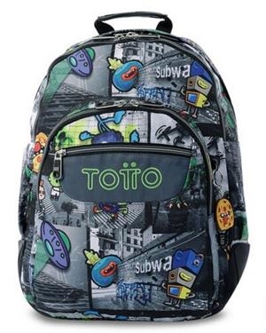 MOTXILLA TOTTO MORRAL RAYOL ROLLY SUBWAY ALIENS | 7704682068121 | TOTMA04ECO002-2526N-2EC | Llibreria La Gralla | Llibreria online de Granollers