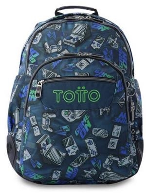 MOTXILLA TOTTO MORRAL RAYOL BUTTON GAMER BLAU | 7704682068213 | TOTMA04ECO002-2526N-5L7 | Llibreria La Gralla | Llibreria online de Granollers