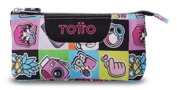 PORTATOT TOTTO TABLERO MULTIÚS K-POP 1 CREMALLERA 3 COMPARTIMENTS | 7704682064208 | TOTAC52ECO012-2526Z-1IN | Llibreria La Gralla | Llibreria online de Granollers