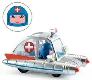 CRAZY MOTORS AMBULANCIA ESPACIAL | 3070900054585 | DJECO | Llibreria La Gralla | Llibreria online de Granollers