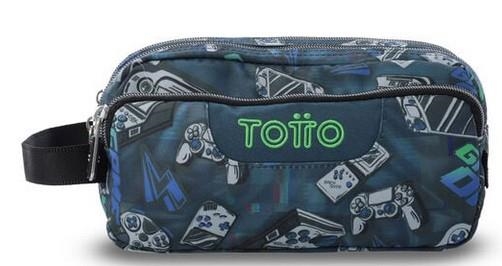 PORTATOT TOTTO MULTIUS AGAPEC BUTTON GAMER BLAU 3 CREMALLERES 3 COMPARTIMENTS | 7704682064086 | TOTAC52ECO009-2526Z-5L7 | Llibreria La Gralla | Llibreria online de Granollers