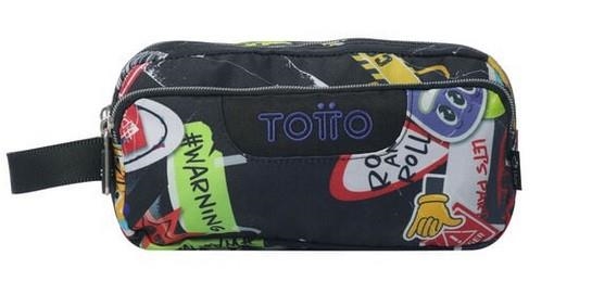 PORTATOT TOTTO MULTIUS AGAPEC STICKY NEGRE 3 CREMALLERES 3 COMPARTIMENTS | 7704758117685 | TOTAC52ECO009-2526Z-8C5 | Llibreria La Gralla | Llibreria online de Granollers