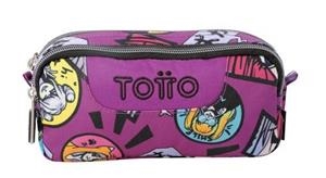 PORTATOT TOTTO MULTIUS SOBRE KITSUNE ROSA 2 CREMALLERES 2 COMPARTIMENTS | 7704758117357 | TOTAC52ECO003-2516Z-1KC | Llibreria La Gralla | Llibreria online de Granollers