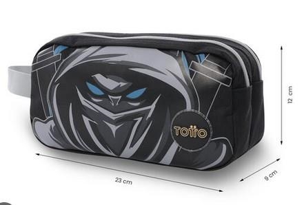 PORTATOT TOTTO KIDS MULTIUS HANZO 2 CREMALLERES 2 COMPARTIMENTS | 7704682090436 | TOTAJ52HNZ001-2526-6NRL | Llibreria La Gralla | Llibreria online de Granollers