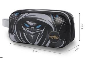 PORTATOT TOTTO KIDS MULTIUS HANZO 2 CREMALLERES 2 COMPARTIMENTS | 7704682090436 | TOTAJ52HNZ001-2526-6NRL | Llibreria La Gralla | Llibreria online de Granollers