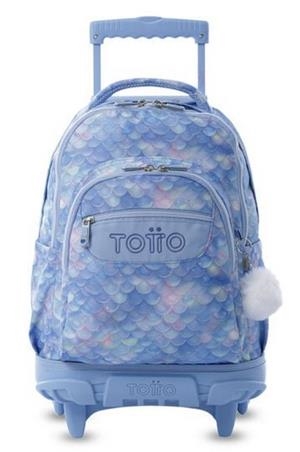 MOTXILLA DE RODES TOTTO MORRAL RUE BOMPER RENGLONES NACAR LILA | 7704682072258 | TOTMA03ECO006-2526P-8UY | Llibreria La Gralla | Librería online de Granollers