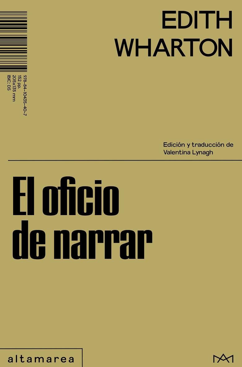 OFICIO DE NARRAR, EL | 9788410435407 | WHARTON, EDITH | Llibreria La Gralla | Librería online de Granollers