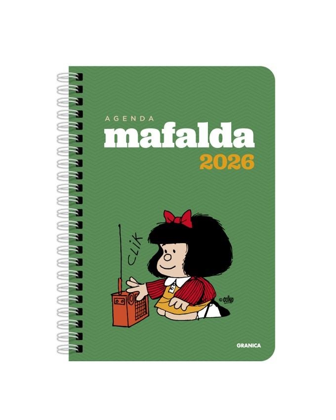 MAFALDA 2026, ANILLADA MÓDULOS VERDE | 9786316693129 | QUINO | Llibreria La Gralla | Librería online de Granollers