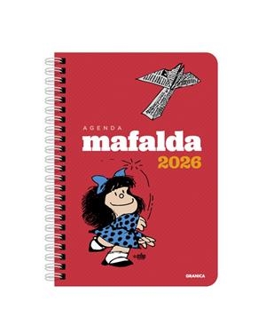 MAFALDA 2026, AGENDA ANILLADA COLUMNAS ROJA | 9786316693105 | QUINO | Llibreria La Gralla | Librería online de Granollers