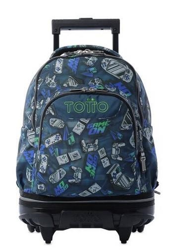 MOTXILLA DE RODES TOTTO MORRAL RUE REMOV TIZA BUTTON GAMER BLAU | 7704682091358 | TOTMA03ECO014-25260-5L7 | Llibreria La Gralla | Librería online de Granollers