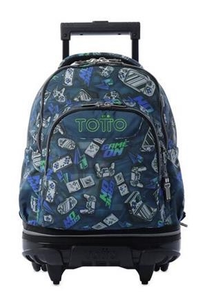 MOTXILLA DE RODES TOTTO MORRAL RUE REMOV TIZA BUTTON GAMER BLAU | 7704682091358 | TOTMA03ECO014-25260-5L7 | Llibreria La Gralla | Librería online de Granollers