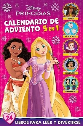 PRINCESAS. CALENDARIO DE ADVIENTO 5 EN 1 | 9788410029712 | VVAA | Llibreria La Gralla | Librería online de Granollers