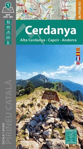 CERDANYA MAPA ALPINA 2025 | 9788470111914 | EDITORIAL ALPINA | Llibreria La Gralla | Llibreria online de Granollers