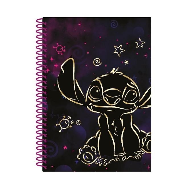 LLIBRETA A5 STITCH GOLD CUTE 100 FULLS QUADRES | 5903686396311 | 96311PTR | Llibreria La Gralla | Librería online de Granollers