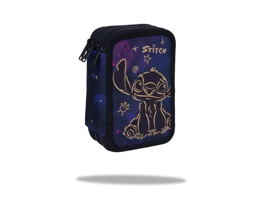 PLUMIER 3 PISOS AMB CONTINGUT COOLPACK STITCH GOLD | 5903686396618 | F067948 | Llibreria La Gralla | Llibreria online de Granollers