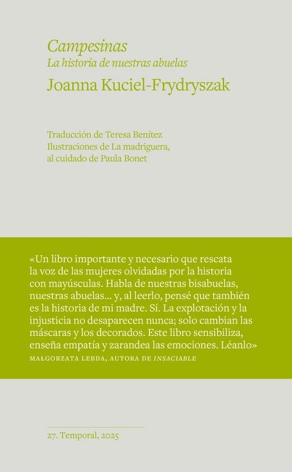 CAMPESINAS. LA HISTORIA DE NUESTRAS ABUELAS | 9788412941159 | KUCIEL-FRYDRYSZAK, JOANNA | Llibreria La Gralla | Librería online de Granollers