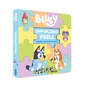 BLUEY. LIBRO JUGUETE - SUPERLIBRO PUZZLE. 4 PUZLES DE DOS CARAS PARA LEER Y JUGA | 9788448871291 | VVAA | Llibreria La Gralla | Librería online de Granollers